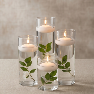Le Candele di Claire - Ivory Floating Candle